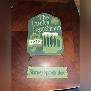 Lucky Leprechaun House Sign